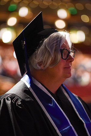 Graduates during convocation for the College of Education & Human Development