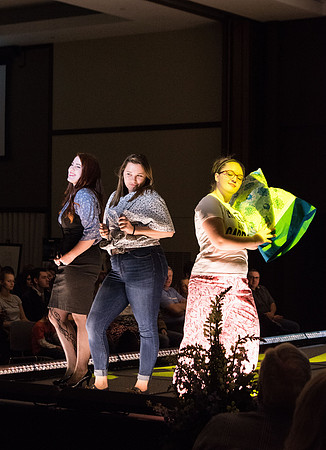 The Apricitiy Student Fashion Show, bringing the "warmth of the sun during winter."