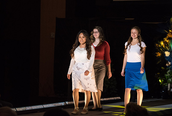 The Apricitiy Student Fashion Show, bringing the "warmth of the sun during winter."
