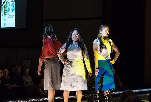 The Apricitiy Student Fashion Show, bringing the "warmth of the sun during winter."