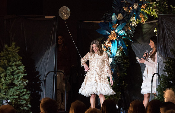 The Apricitiy Student Fashion Show, bringing the "warmth of the sun during winter."
