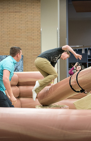 New and returning student came out for I-Night, playing games, contests, and activities.
