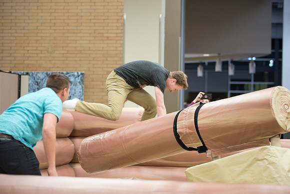 New and returning student came out for I-Night, playing games, contests, and activities.