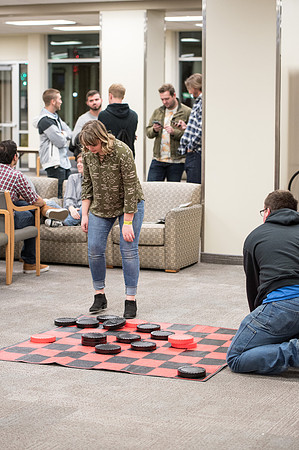 New and returning student came out for I-Night, playing games, contests, and activities.