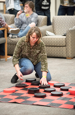New and returning student came out for I-Night, playing games, contests, and activities.
