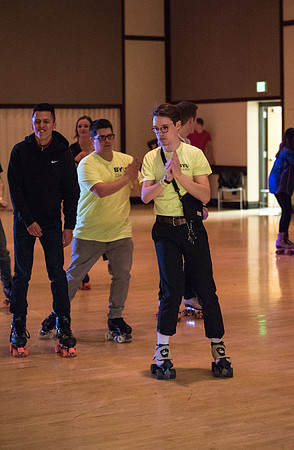 New and returning student came out for I-Night, playing games, contests, and activities.