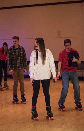 New and returning student came out for I-Night, playing games, contests, and activities.