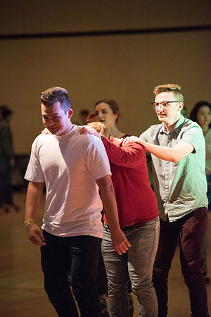New and returning student came out for I-Night, playing games, contests, and activities.