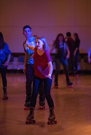 New and returning student came out for I-Night, playing games, contests, and activities.
