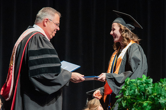 Graduates during Interdisciplinary Studies convocation.
