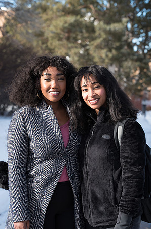 Students on the first day of Winter Semester 2019.