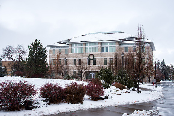 Spori building in Winter season.