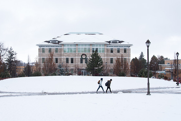 Spori building in Winter season.