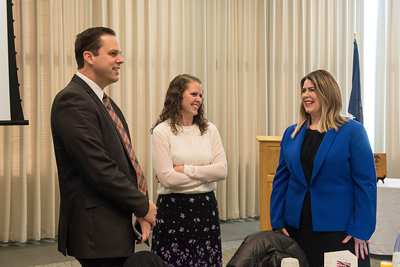 Emeritus Breakfast, Nov 2018, BYU-Idaho Alumni Award of excellence was awarded to Jon Beesley.