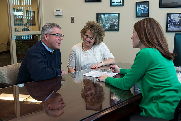 Beehive Credit Union marketing photos with Brent & Gaylynn Bean.