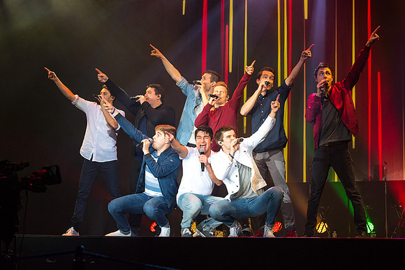 BYU Vocal Point sang their hearts out on stage to an excited and enthusiastic crowd of fans. January 2019