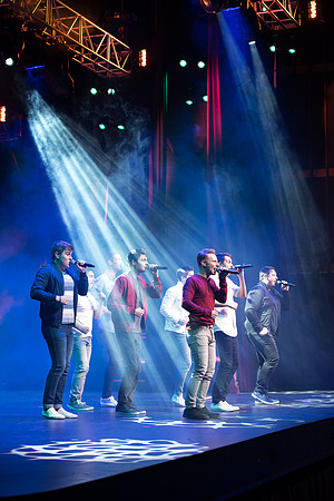 BYU Vocal Point sang their hearts out on stage to an excited and enthusiastic crowd of fans. January 2019