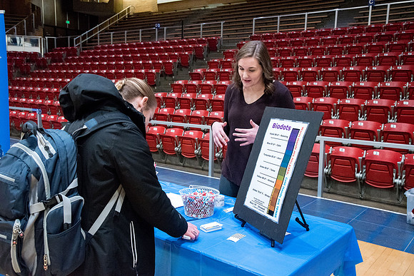 Wellness Fair is for students to learn more about taking charge of their health and win some fun prizes!