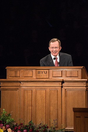 David Saunders spoke and encouraged students on Staying in the Gospel and why. January 2019