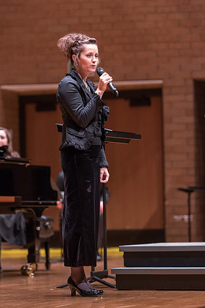 The Brigham Young University-Idaho choirs and ensembles perform in a concert together.