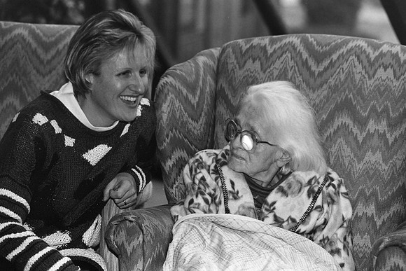 Olga Campworth and Franchesca - Nov 1997