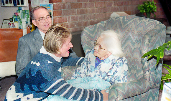 Olga Campworth and Franchesca - Nov 1997