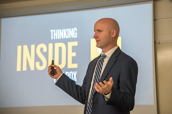 University Relations Personal Development; Roger Nichols shares his thoughts on thinking inside the box.