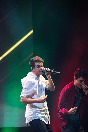 BYU Vocal Point sang their hearts out on stage to an excited and enthusiastic crowd of fans. January 2019