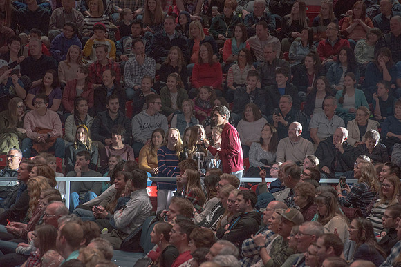 BYU Vocal Point sang their hearts out on stage to an excited and enthusiastic crowd of fans. January 2019