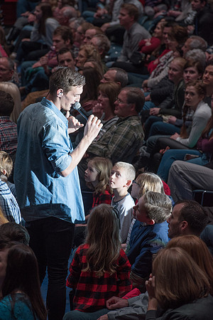 BYU Vocal Point sang their hearts out on stage to an excited and enthusiastic crowd of fans. January 2019