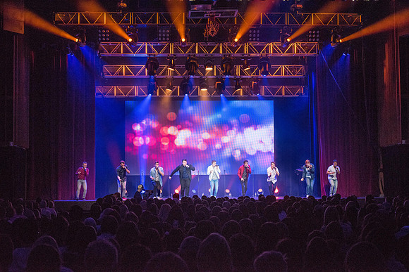 BYU Vocal Point sang their hearts out on stage to an excited and enthusiastic crowd of fans. January 2019