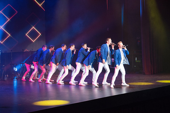 BYU Vocal Point sang their hearts out on stage to an excited and enthusiastic crowd of fans. January 2019