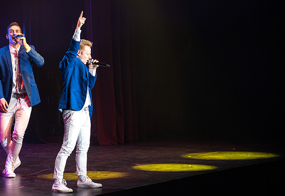 BYU Vocal Point sang their hearts out on stage to an excited and enthusiastic crowd of fans. January 2019