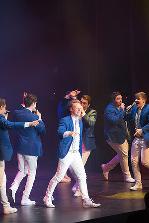 BYU Vocal Point sang their hearts out on stage to an excited and enthusiastic crowd of fans. January 2019