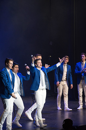 BYU Vocal Point sang their hearts out on stage to an excited and enthusiastic crowd of fans. January 2019