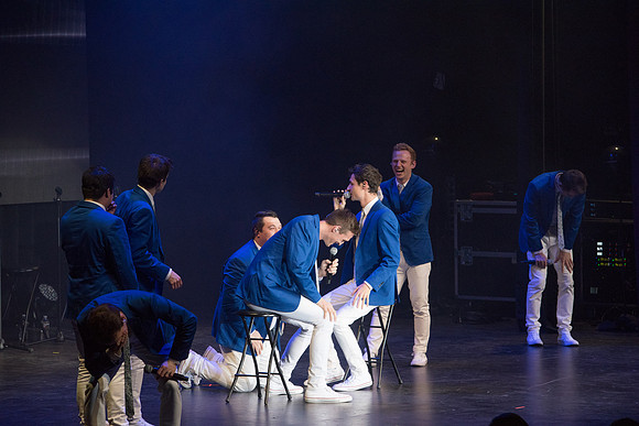 BYU Vocal Point sang their hearts out on stage to an excited and enthusiastic crowd of fans. January 2019