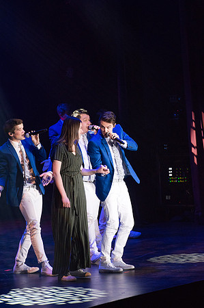 BYU Vocal Point sang their hearts out on stage to an excited and enthusiastic crowd of fans. January 2019
