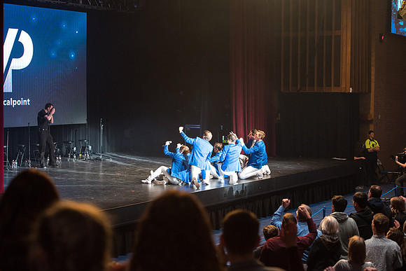 BYU Vocal Point sang their hearts out on stage to an excited and enthusiastic crowd of fans. January 2019