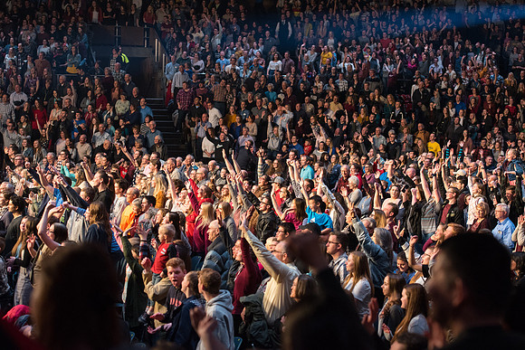 BYU Vocal Point sang their hearts out on stage to an excited and enthusiastic crowd of fans. January 2019