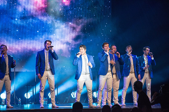 BYU Vocal Point sang their hearts out on stage to an excited and enthusiastic crowd of fans. January 2019