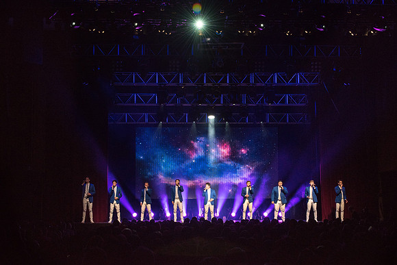 BYU Vocal Point sang their hearts out on stage to an excited and enthusiastic crowd of fans. January 2019