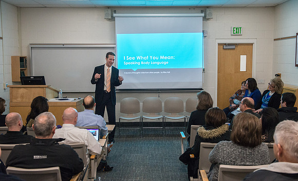 Employees from across campus gather to learn at the fifth annual conference. "Developing attitudes and skills that will help us become better employees of BYU-Idaho and better disciples of Jesus Chris