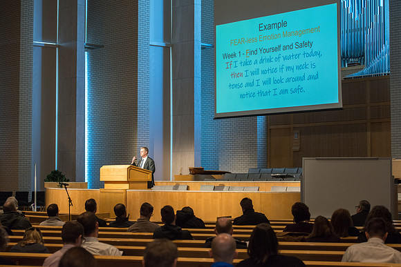 Employees from across campus gather to learn at the fifth annual conference. "Developing attitudes and skills that will help us become better employees of BYU-Idaho and better disciples of Jesus Chris