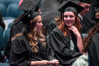 Graduates during convocation for the College of Performing and Visual Arts.