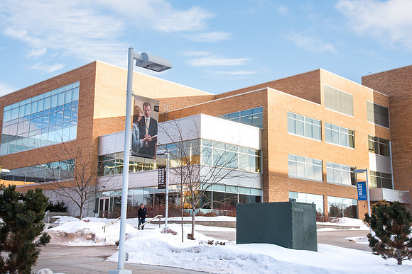 Light and shadow around campus. January 2019