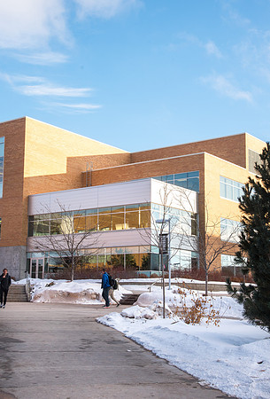 Light and shadow around campus. January 2019