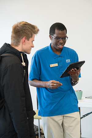 BYU-Idaho Career Advising Booth. Winter Semester