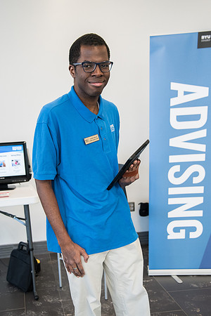 BYU-Idaho Career Advising Booth. Winter Semester