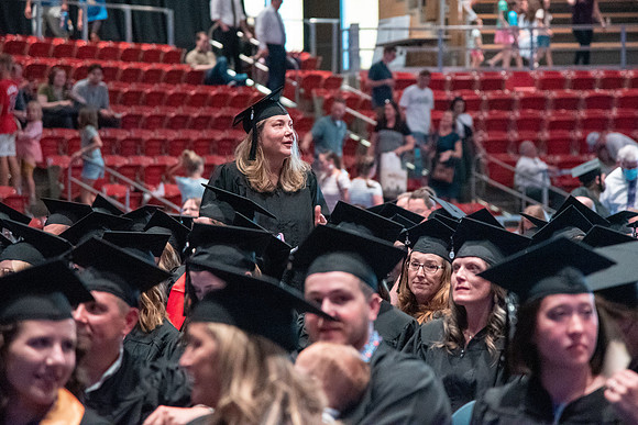 Graduates during Interdisciplinary Studies convocation.