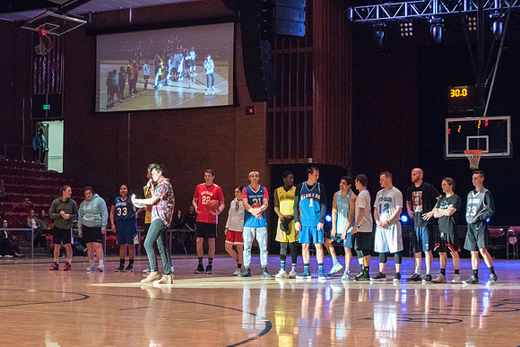 Slam Dunk Competition at the Hart Gym.